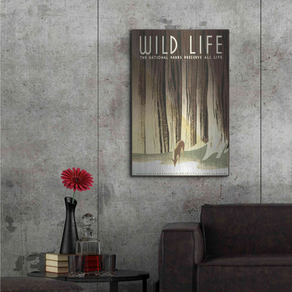 Luxe Metal Art 'Wild Life' by Stellar Design Studio, Metal Wall Art,24x36