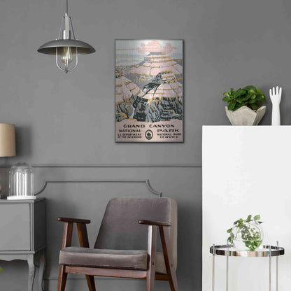 Luxe Metal Art 'Grand Canyon' by Stellar Design Studio, Metal Wall Art,16x24