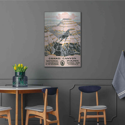 Luxe Metal Art 'Grand Canyon' by Stellar Design Studio, Metal Wall Art,24x36