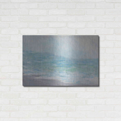 Luxe Metal Art 'Crashing Waves' by Stellar Design Studio, Metal Wall Art,36x24