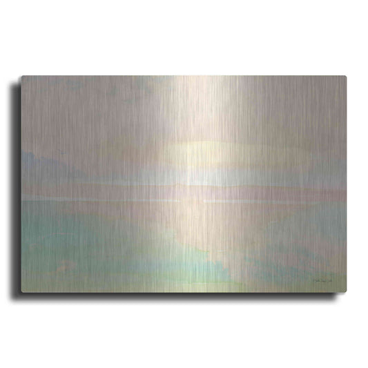 Luxe Metal Art 'Peaceful Shore 2' by Stellar Design Studio, Metal Wall Art