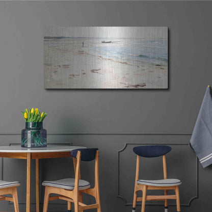 Luxe Metal Art 'From the Beach' by Stellar Design Studio, Metal Wall Art,48x24