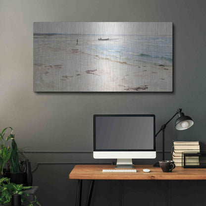 Luxe Metal Art 'From the Beach' by Stellar Design Studio, Metal Wall Art,48x24
