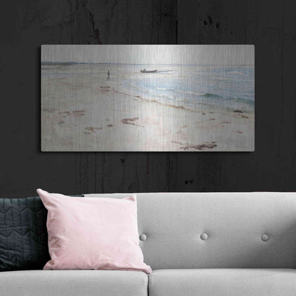 Luxe Metal Art 'From the Beach' by Stellar Design Studio, Metal Wall Art,48x24