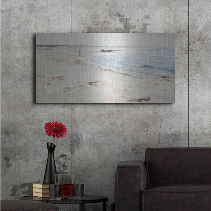 Luxe Metal Art 'From the Beach' by Stellar Design Studio, Metal Wall Art,48x24