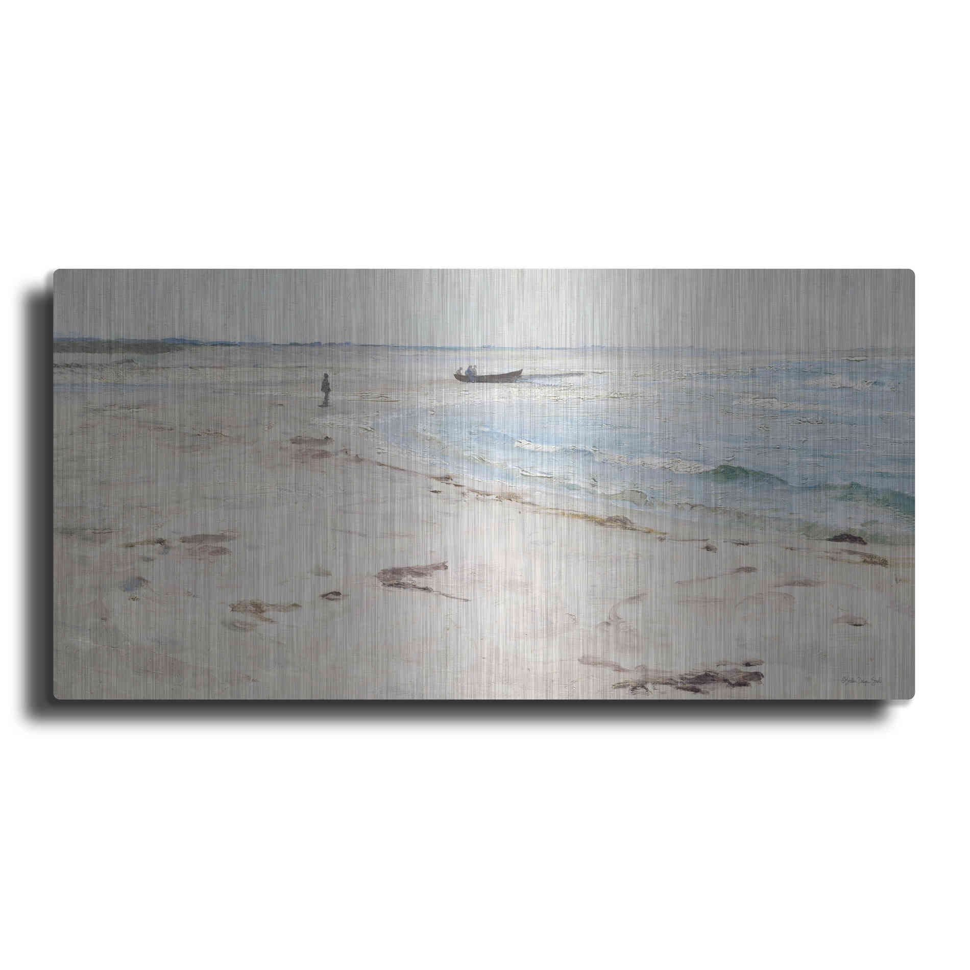 Luxe Metal Art 'From the Beach' by Stellar Design Studio, Metal Wall Art