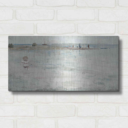 Luxe Metal Art 'Ricketts Point' by Stellar Design Studio, Metal Wall Art,24x12