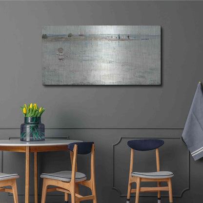 Luxe Metal Art 'Ricketts Point' by Stellar Design Studio, Metal Wall Art,48x24