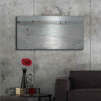 Luxe Metal Art 'Ricketts Point' by Stellar Design Studio, Metal Wall Art,48x24