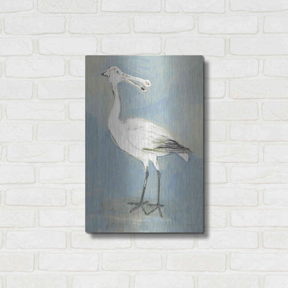 Luxe Metal Art 'Sea Bird 1' by Stellar Design Studio, Metal Wall Art,16x24