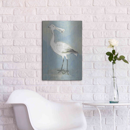 Luxe Metal Art 'Sea Bird 1' by Stellar Design Studio, Metal Wall Art,16x24