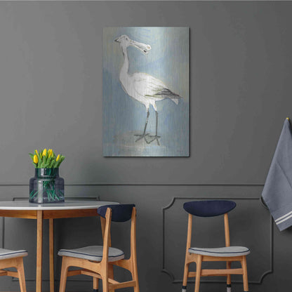 Luxe Metal Art 'Sea Bird 1' by Stellar Design Studio, Metal Wall Art,24x36