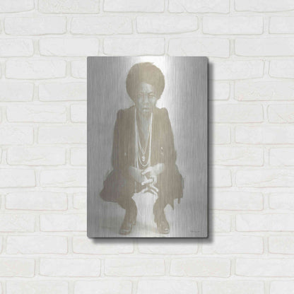 Luxe Metal Art 'Nina' by Stellar Design Studio, Metal Wall Art,16x24