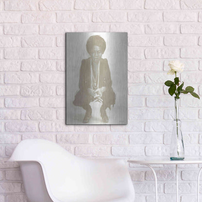Luxe Metal Art 'Nina' by Stellar Design Studio, Metal Wall Art,16x24