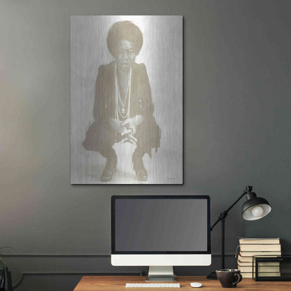 Luxe Metal Art 'Nina' by Stellar Design Studio, Metal Wall Art,24x36