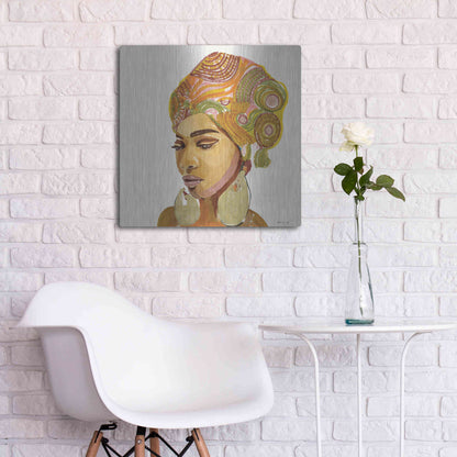 Luxe Metal Art 'Inner Strength' by Stellar Design Studio, Metal Wall Art,24x24