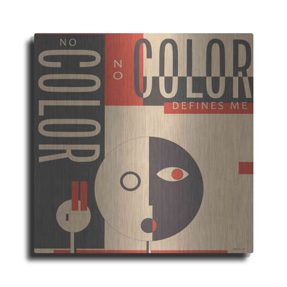 Luxe Metal Art 'Color Defines Me' by Stellar Design Studio, Metal Wall Art