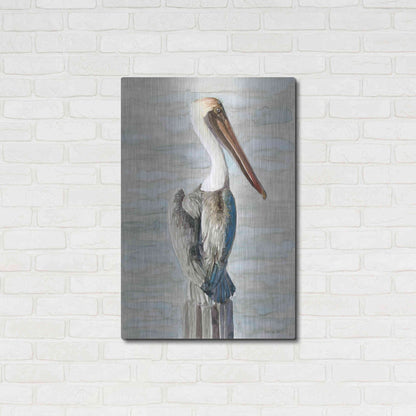 Luxe Metal Art 'Brown Pelican 1' by Stellar Design Studio, Metal Wall Art,24x36