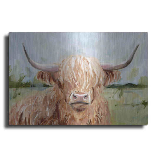 Luxe Metal Art 'Highland Grazer II' by Victoria Borges Metal Wall Art