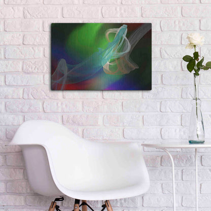 Luxe Metal Art 'Inverted Color In The Lines 1' by Irena Orlov Metal Wall Art,24x16