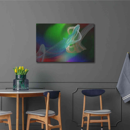 Luxe Metal Art 'Inverted Color In The Lines 1' by Irena Orlov Metal Wall Art,36x24