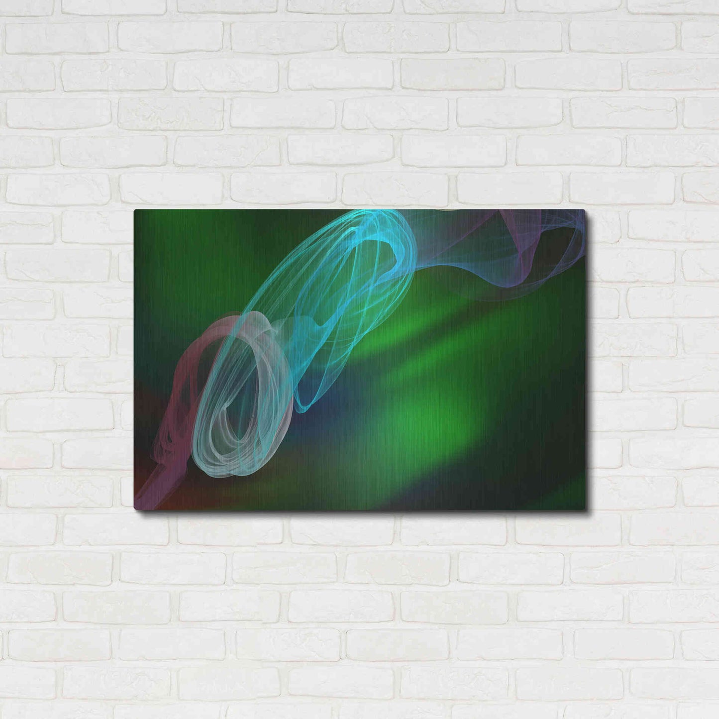 Luxe Metal Art 'Inverted Color In The Lines 10' by Irena Orlov Metal Wall Art,36x24