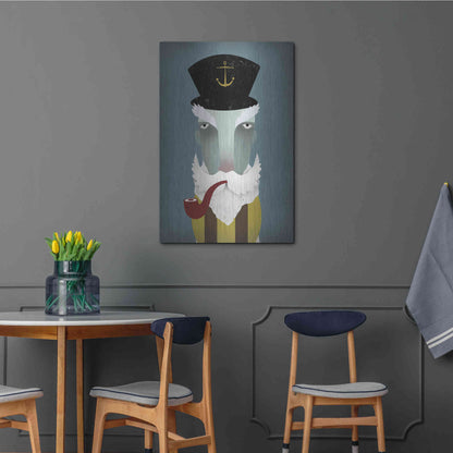 Luxe Metal Art 'Fisherman I' by Ryan Fowler, Metal Wall Art,24x36