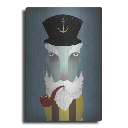 Luxe Metal Art 'Fisherman I' by Ryan Fowler, Metal Wall Art