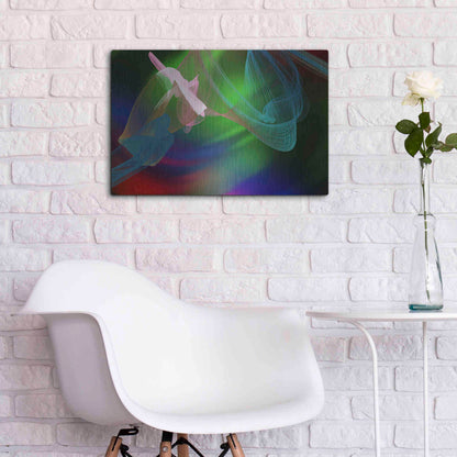 Luxe Metal Art 'Inverted Color In The Lines 2' by Irena Orlov Metal Wall Art,24x16