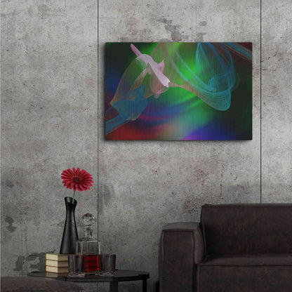 Luxe Metal Art 'Inverted Color In The Lines 2' by Irena Orlov Metal Wall Art,36x24