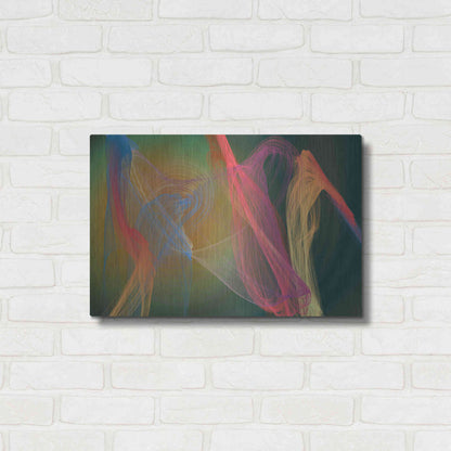 Luxe Metal Art 'Inverted Color In The Lines 9' by Irena Orlov Metal Wall Art,24x16