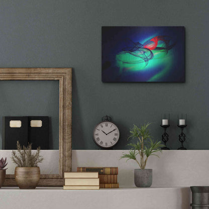 Luxe Metal Art 'Color In The Lines 12' by Irena Orlov, Metal Wall Art,16x12