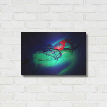 Luxe Metal Art 'Color In The Lines 12' by Irena Orlov, Metal Wall Art,24x16