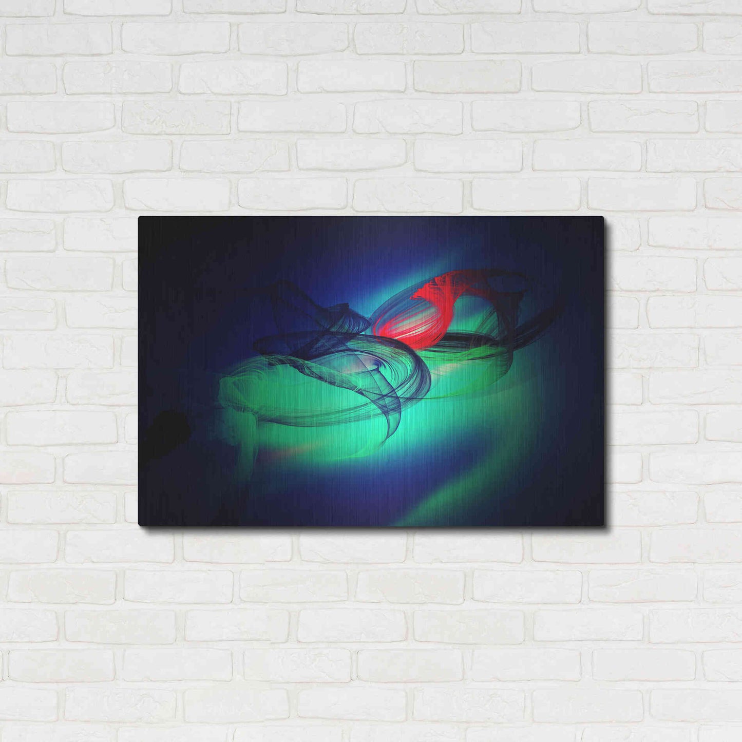 Luxe Metal Art 'Color In The Lines 12' by Irena Orlov, Metal Wall Art,36x24