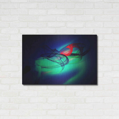 Luxe Metal Art 'Color In The Lines 12' by Irena Orlov, Metal Wall Art,36x24