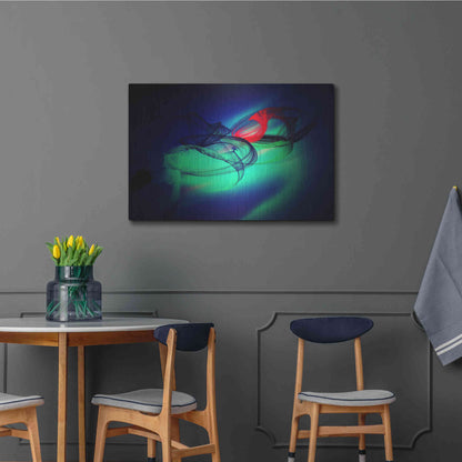 Luxe Metal Art 'Color In The Lines 12' by Irena Orlov, Metal Wall Art,36x24