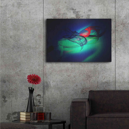 Luxe Metal Art 'Color In The Lines 12' by Irena Orlov, Metal Wall Art,36x24