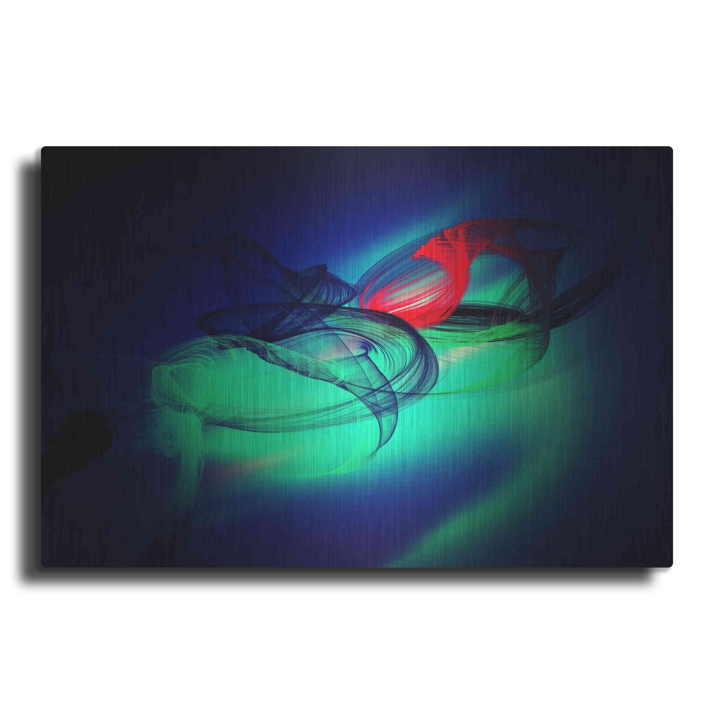 Luxe Metal Art 'Color In The Lines 12' by Irena Orlov, Metal Wall Art