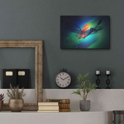 Luxe Metal Art 'Color In The Lines 13' by Irena Orlov, Metal Wall Art,16x12