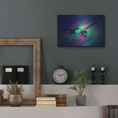 Luxe Metal Art 'Color In The Lines 14' by Irena Orlov, Metal Wall Art,16x12