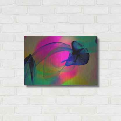 Luxe Metal Art 'Color In The Lines 22' by Irena Orlov, Metal Wall Art,24x16