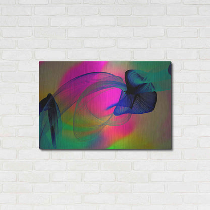 Luxe Metal Art 'Color In The Lines 22' by Irena Orlov, Metal Wall Art,36x24