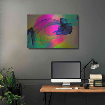 Luxe Metal Art 'Color In The Lines 22' by Irena Orlov, Metal Wall Art,36x24