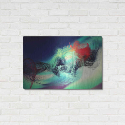 Luxe Metal Art 'Color In The Lines 23' by Irena Orlov, Metal Wall Art,36x24