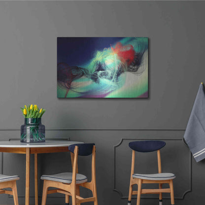 Luxe Metal Art 'Color In The Lines 23' by Irena Orlov, Metal Wall Art,36x24