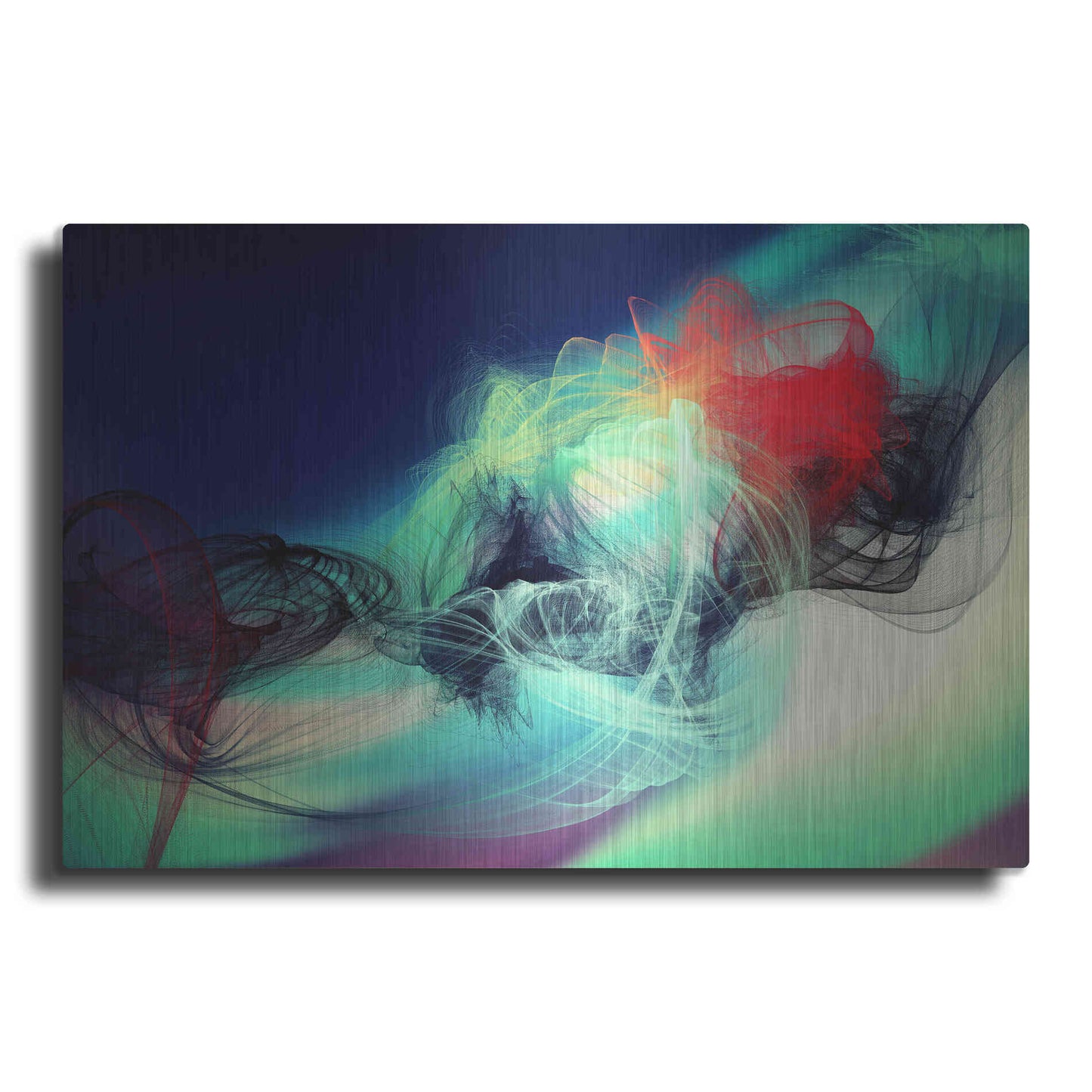 Luxe Metal Art 'Color In The Lines 23' by Irena Orlov, Metal Wall Art