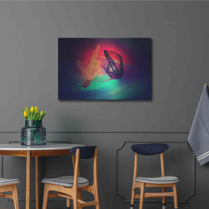 Luxe Metal Art 'Color In The Lines 24' by Irena Orlov, Metal Wall Art,36x24