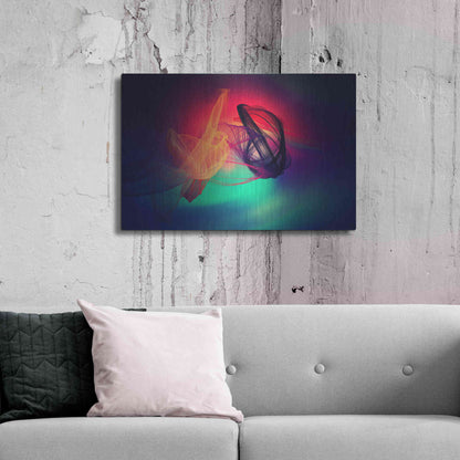 Luxe Metal Art 'Color In The Lines 24' by Irena Orlov, Metal Wall Art,36x24