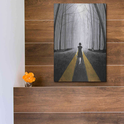 Luxe Metal Art 'Into The Blue' by DB Waterman, Metal Wall Art,12x16