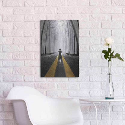 Luxe Metal Art 'Into The Blue' by DB Waterman, Metal Wall Art,16x24